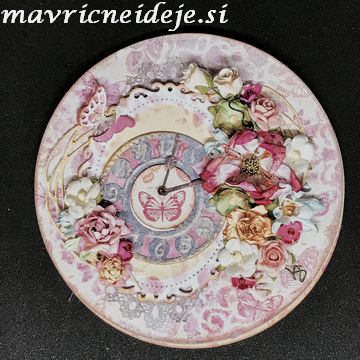 Shabby chic s cvetjem in uro | Mavrične IdejeMavrične Ideje